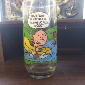 2 Camp Snoopy Collection glasses
